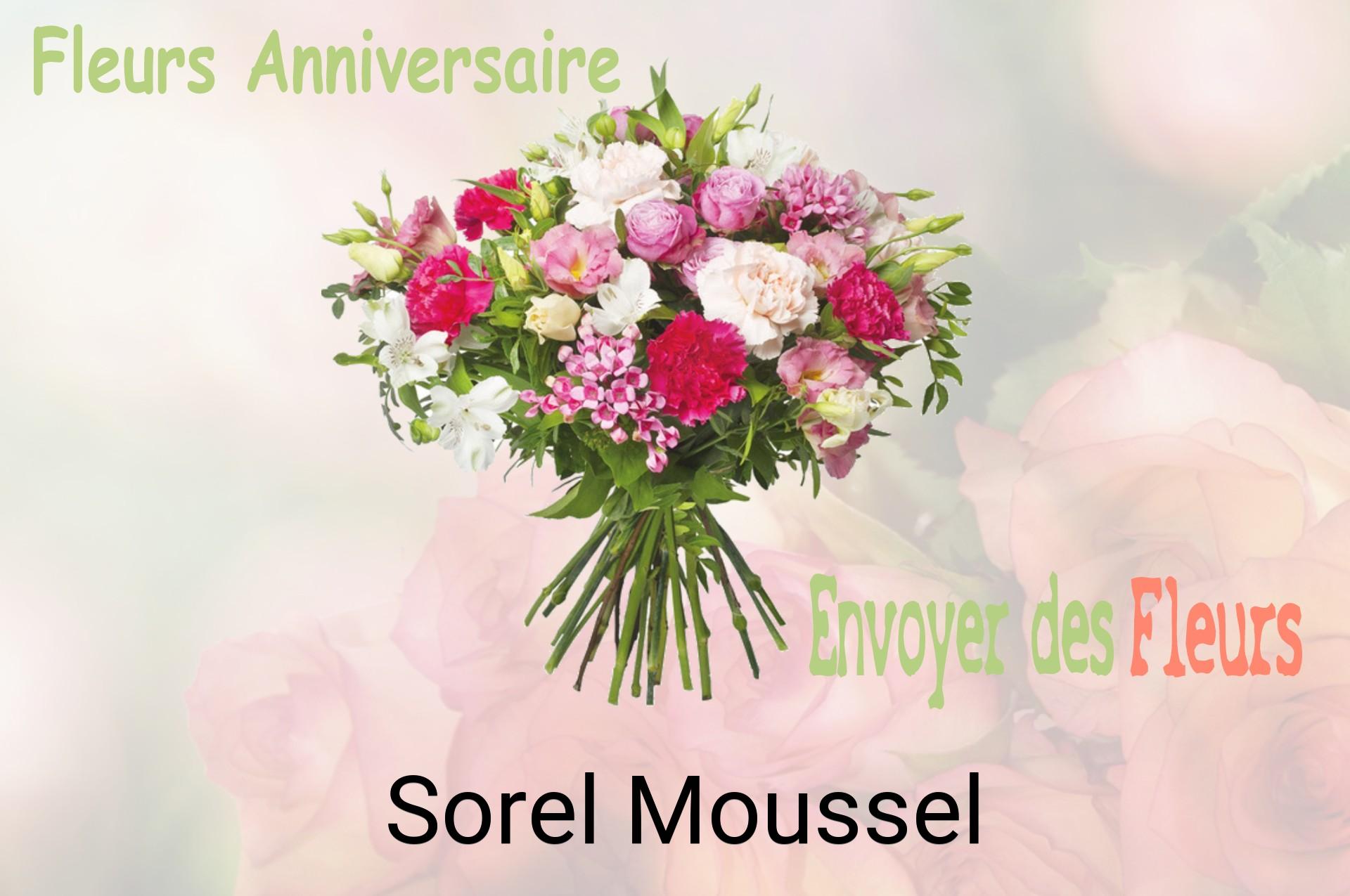 Bouquet de fleurs d’anniversaire livré à Sorel-Moussel