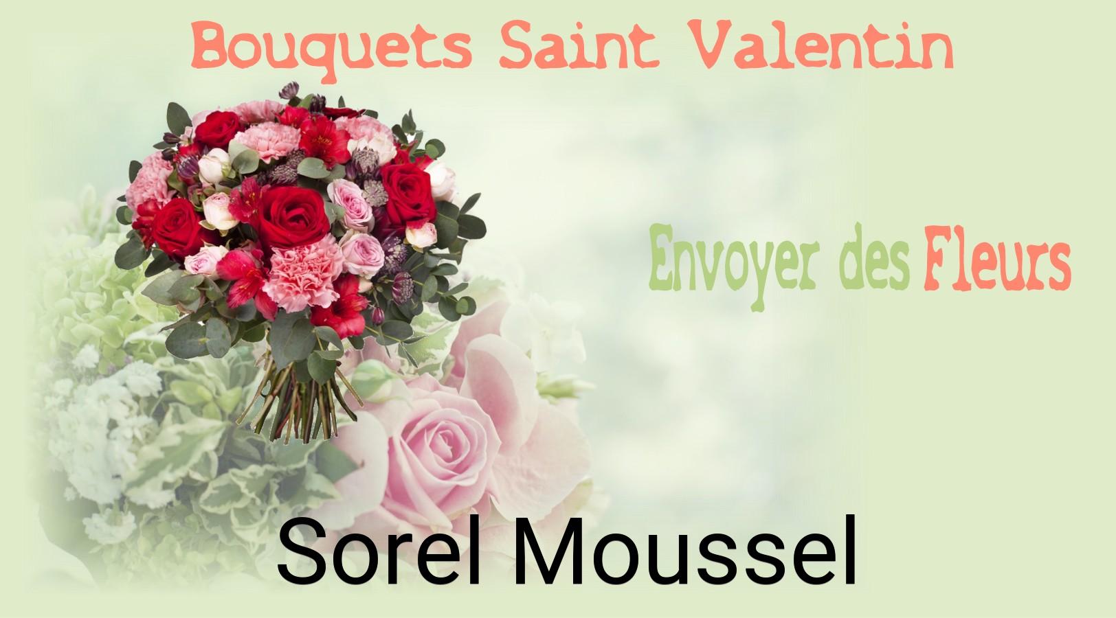 Roses de Saint-Valentin livrées à Sorel-Moussel